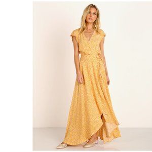 AUGUSTE THE LABEL  Wrap Maxi Dress, US 6